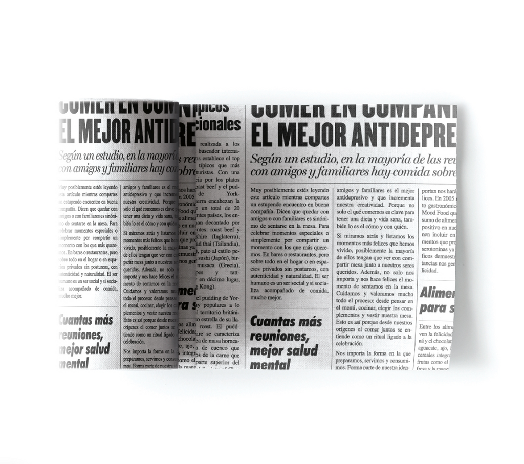 [MY DRAP] Collection Casual - Newspaper Cotton Napkins 50 sheets