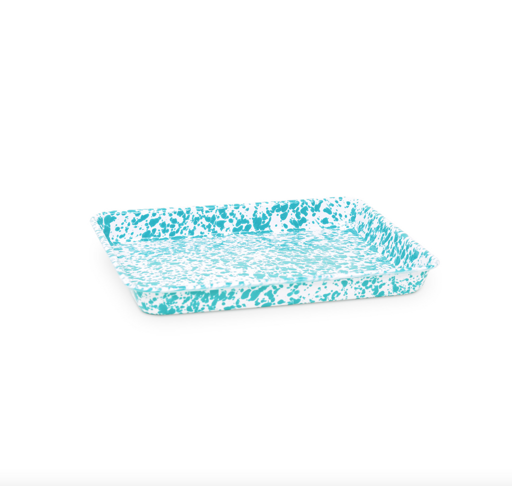 [Crow Canyon] Splatter Small Rectangle Tray