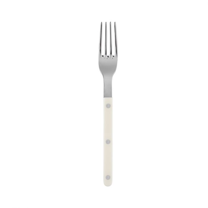 Sabre Paris- Bistrot Shiny Solid Dinner Fork, Ivory