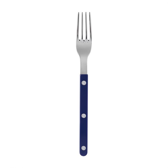 Sabre Paris- Bistrot Shiny Solid Dinner Fork, Navy blue