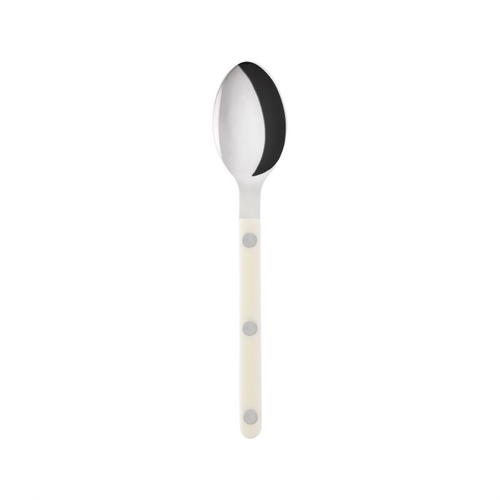 Sabre Paris- Bistrot Shiny Solid Soup Spoon, Ivory
