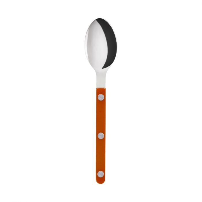 Sabre Paris- Bistrot Shiny Solid Tea spoon, Orange