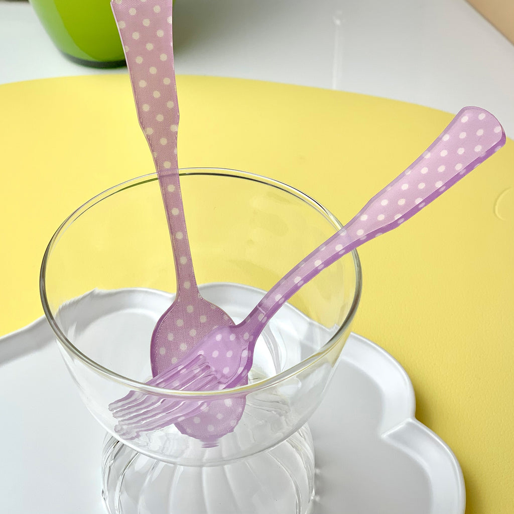 Sabre Paris- Acrylic Chic Pois Tea spoon