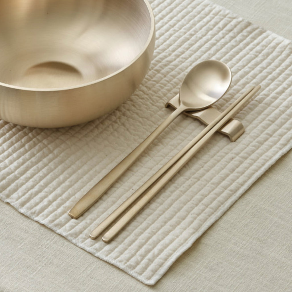 [PRE-ORDER] Hosijae - Handmade Bangjja Yugi Chopsticks & Spoon Set