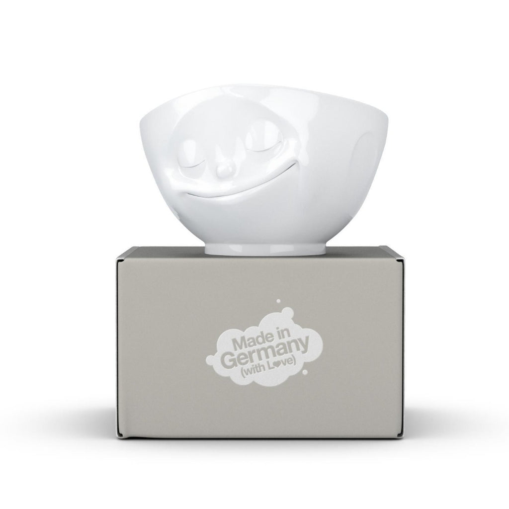 [Tassen] Bowl "Happy" in white, 500 ml
