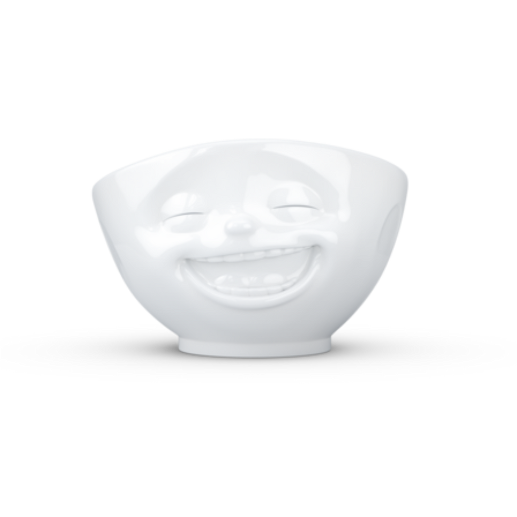 [Tassen] Bowl "Laughing" white, 500 ml