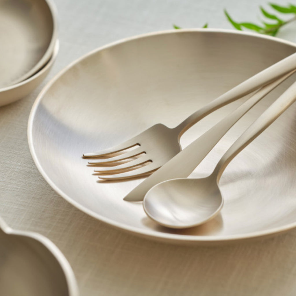 [PRE-ORDER] Hosijae - Handmade Bangjja Yugi 3pc Dinner Cutlery Set