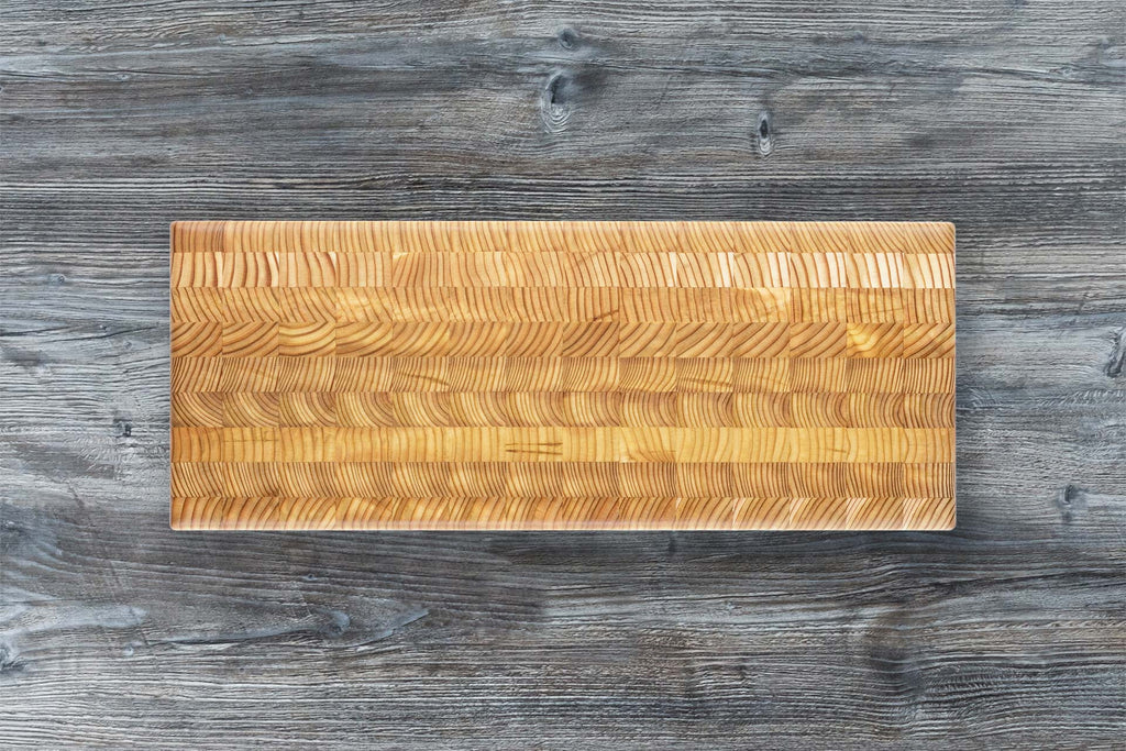 [Larch Wood] End-Grain Cheese board -double