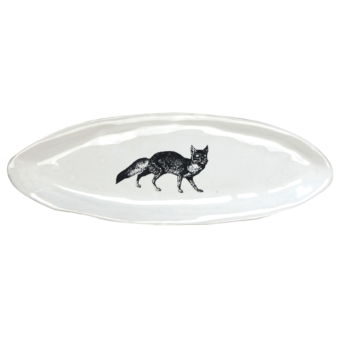 [Kühn Keramik] SOUVENIR long plate - fox